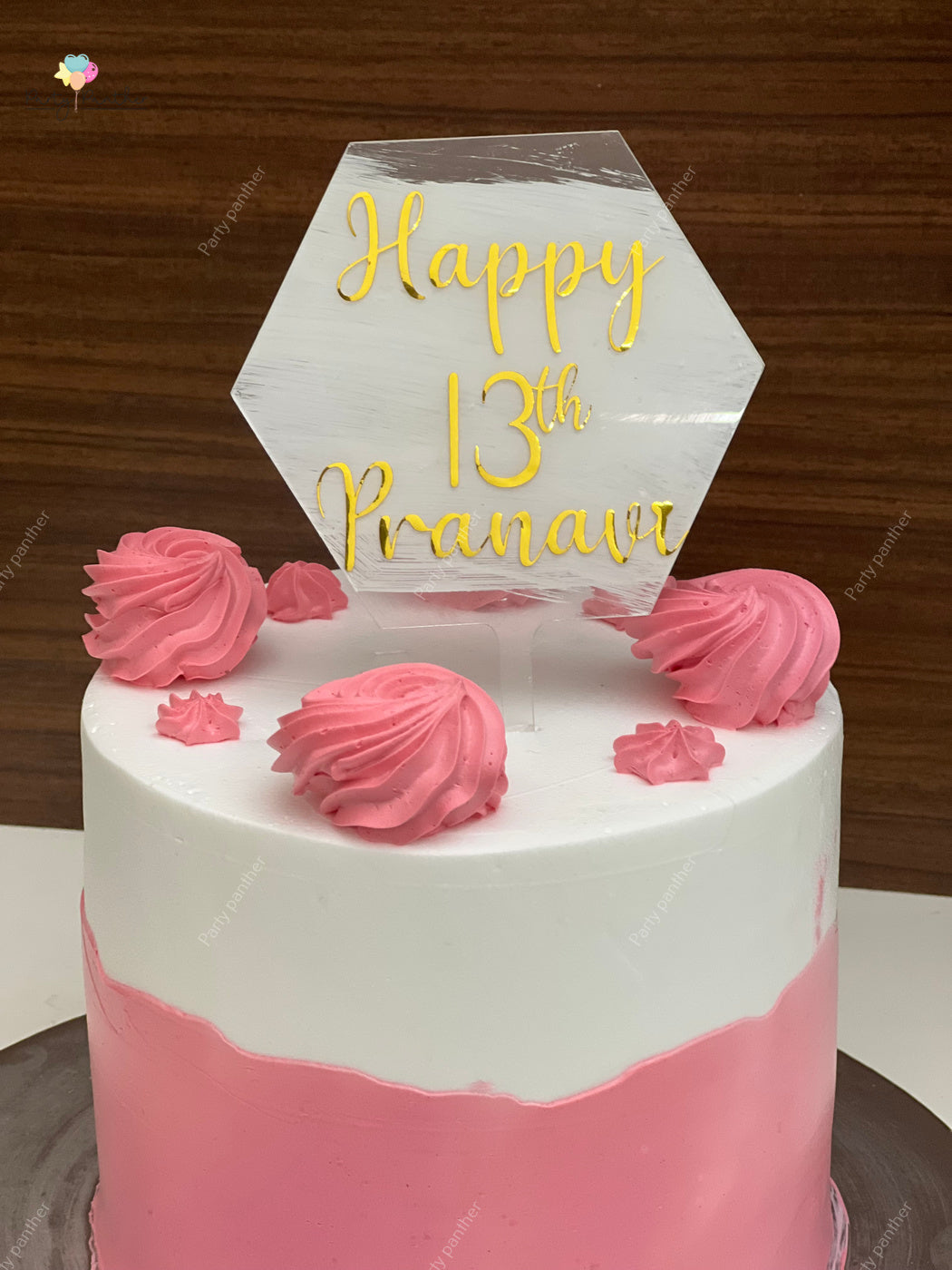 Personalised Acrylic cake topper for wedding,Engagement, baby shower and Birthday parties