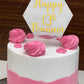 Personalised Acrylic cake topper for wedding,Engagement, baby shower and Birthday parties