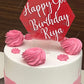 Personalised Acrylic cake topper for wedding,Engagement, baby shower and Birthday parties