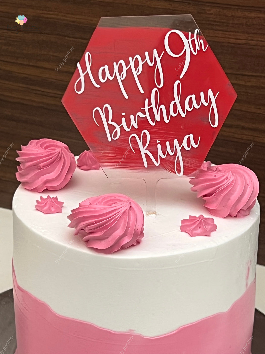 Personalised Acrylic cake topper for wedding,Engagement, baby shower and Birthday parties