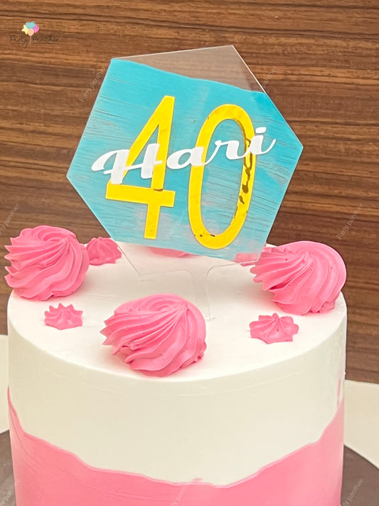 Personalised Acrylic cake topper for wedding,Engagement, baby shower and Birthday parties