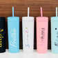 Personalized Double Wall Tumbler Pink,500ml - Unique gift