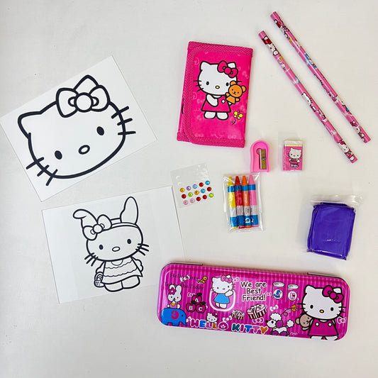 Hello Kitty Activity pack Personalised - Children's Activity Pack Pre-Filled Party Bag
