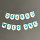 Personalised Wild One Birthday, Safari, Jungle Theme Banner - Personalised with any text or Number Custom Banner