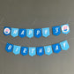 Personalised George pig theme birthday banner - Personalised with any text or Number Custom Banner